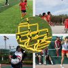 ASENVER 4 Height Agjustable Speed Training Hurdles Set of 5