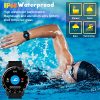 Peakfun Smart Watch,Fitness Tracker Watch with Blood Pressure