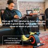 Transform Your Workspace with Cubii Pro: Under Desk Elliptical for Home Exercise, Bluetooth Sync, Whisper Quiet, Noir Elegance