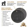 Premium Extra Large Exercise Mat - 10' x 4' x 1/4" Ultra Durable