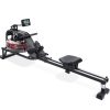 MARNUR Water Rowing Machine for Home Portable Double Track