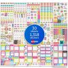 Avery Fitness Planner Stickers Pack, 1,318 Stickers