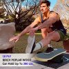 Balance Board Trainer - Wooden Roller Board for Surfing