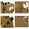 UNISTRENGH Tactical Waist Pack Bag with 2-Water Bottle Pocket