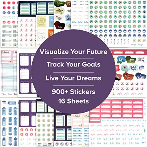 Productivity Planner Stickers Organization Trackers for Personal and Professional Planning