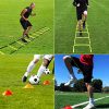 Speed Agility Training Equipment Set - Includes 4 Adjustable Hurdles