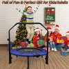 Ravs Mini Trampoline for Kids Adults, 40" Foldable Fitness Rebounder
