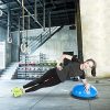 PEXMOR Yoga Half Ball Balance Trainer Exercise Ball Resistance Band