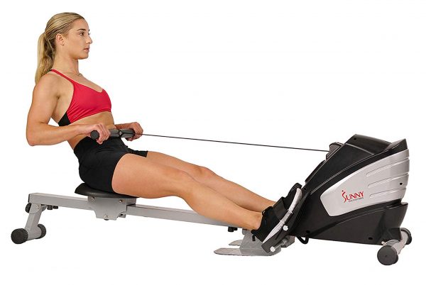Sunny Health & Fitness Dual Function Magnetic Rowing Machine
