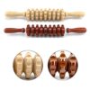 2 Pcs Wood Massage Roller Stick, Cellulite Muscle Roller Stick for Athletes
