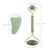 Rosenice Aventurine Gua Sha and Jade Roller Set 🌿
