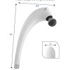 Zyllion Handheld Back,  Neck Massager