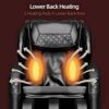 Ultimate Relaxation Awaits: Forever Rest Full Body Zero Gravity Electric Massage Chair with Foot Rolling and Built-in Heat - Unwind in Black Luxury