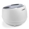 oFlexiSpa Steam Foot Spa Bath Massager with Electric Rollers