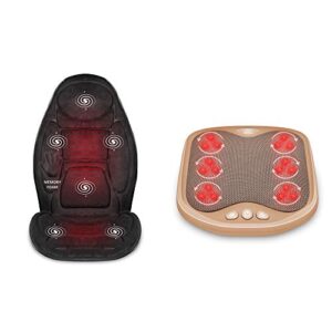 Snailax 2-in-1 Shiatsu Foot Massager Machine and Back Massager Bundle