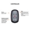 3-in-1 Foot Warmer and Vibration Foot Massager &  Back Massager