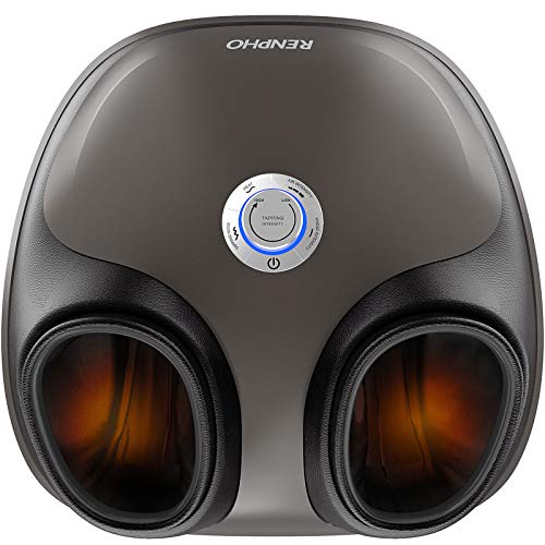 RENPHO Foot Massager with Shiatsu Tapping Heat and Compression