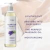 Aquableu’s Lavender Vanilla Massage Oil – Therapy Grade Essential Oils