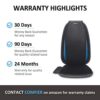Comfier Shiatsu Back Massager with Heat -Deep Tissue