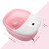 Foot Spa Bath Massager with Heat Bubbles Vibration and 14 Massage Rollers