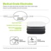 AUVON Dual Channel TENS EMS Unit 24 Modes Muscle Stimulator