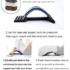 Back Stretching Device,Back Massager for Bed, Chair, Car