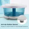 Foot Spa/Bath Massager with Heat Bubbles Vibration 3 in 1 Function