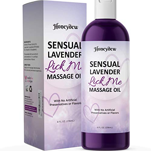 Lavender Sensual Massage Oil for Couples - Aromatherapy Lavender