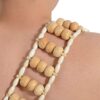 Handmade Massage Roller Rope, Self Wooden Massager Tools