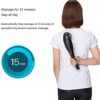 Cordless Handheld Back Massager, Rechargeable Electric Percussion Massage