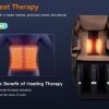 Shiatsu Massage Chairs Full Body and Recliner Zero Gravity