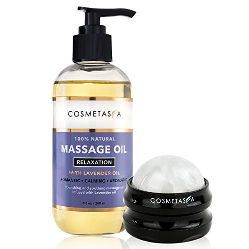 Lavender Relaxation Massage Oil with Massage Roller Ball