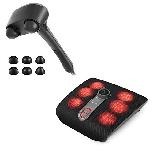 Naipo Foot Massager with Handheld Massager Double Head Percussion