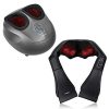 Naipo Shiatsu Back and Neck Massager with Heat, Deep Kneading