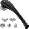 Cordless Handheld Back Massager, Rechargeable Electric Percussion Massage