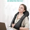 Naipo Shiatsu Back and Neck Massager with Heat Deep