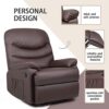 Homall Recliner Chair Padded Seat for Living Room