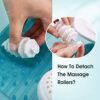 Foot Spa/Bath Massager with Heat Bubbles Vibration 3 in 1 Function
