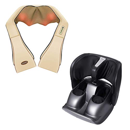 Naipo Neck and Shoulder Shiatsu Kneading Massager with Heat