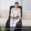 Snailax Massage Mat with Heat - 10 Motors Vibrating Massage