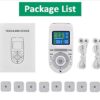 Tens Unit Muscle Stimulator with 12 Modes 8 Pads