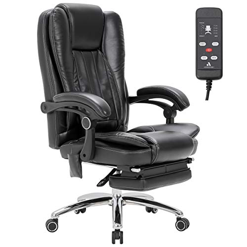MELLCOM Massage Office Chair Ergonomic Computer Chair