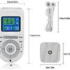 Tens Unit Muscle Stimulator with 12 Modes 8 Pads