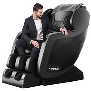 Full-Body Zero Gravity Massage Chair Recliner with Airbags, Low Back Heating, Hip Vibration, Foot Therapy and Bluetooth Speaker.