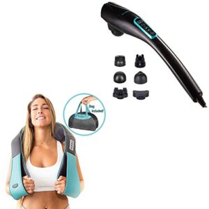 Handheld Percussion Back Massager and Shiatsu Back Shoulder