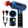 Heated Massage Gun with 5 Massage Heads and 5 Powerful Speeds