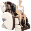 Full-Body Zero Gravity Massage Chair with Yoga Stretching, Shiatsu, Tapping, Heating, and Foot Roller.