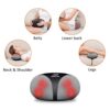 Snailax Shiatsu Neck Back Massager - Kneading Massage Pillow with Heat