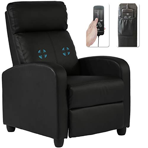 HCY Recliner Chair Massage Padded Wide Seat Sofa