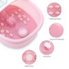 Foot Spa Bath Massager with Heat Bubbles Vibration